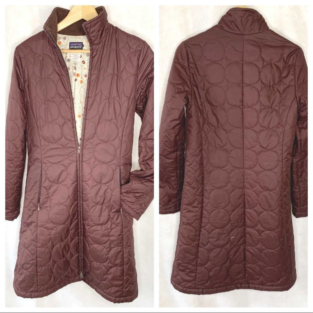 Patagonia Long Quilted MOR Coat Sz XS